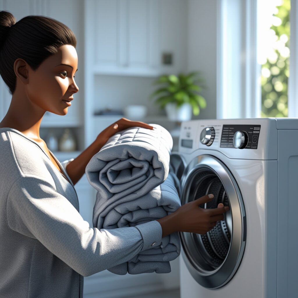weighted blanket wash