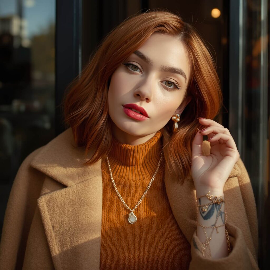makeup ideas for red hair