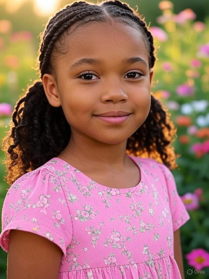 Half-Up, Half-Down Braided Style