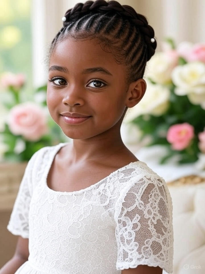 Braided Crown Updo